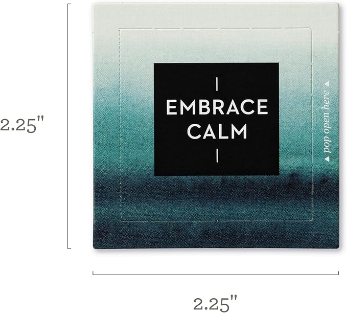 Compendium ThoughtFulls Pop-Open Cards — 4-Pack of Embrace Calm, Mindfulness, Live with Intention, Grateful – 120 Pop-Open Cards, Each with a Different Message Inside