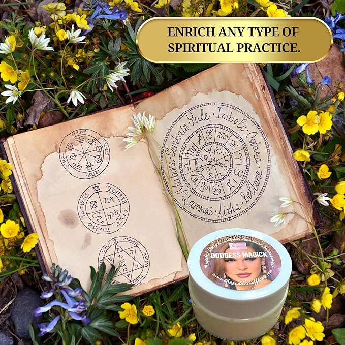 Goddess Magick Body Butter – Luxurious Natural Moisturizer with Shea Butter, Eucalyptus Oil, Vitamin E & Sunflower Oil | Aromatherapy Skincare for Radiance, Chakra Healing & Self-Love