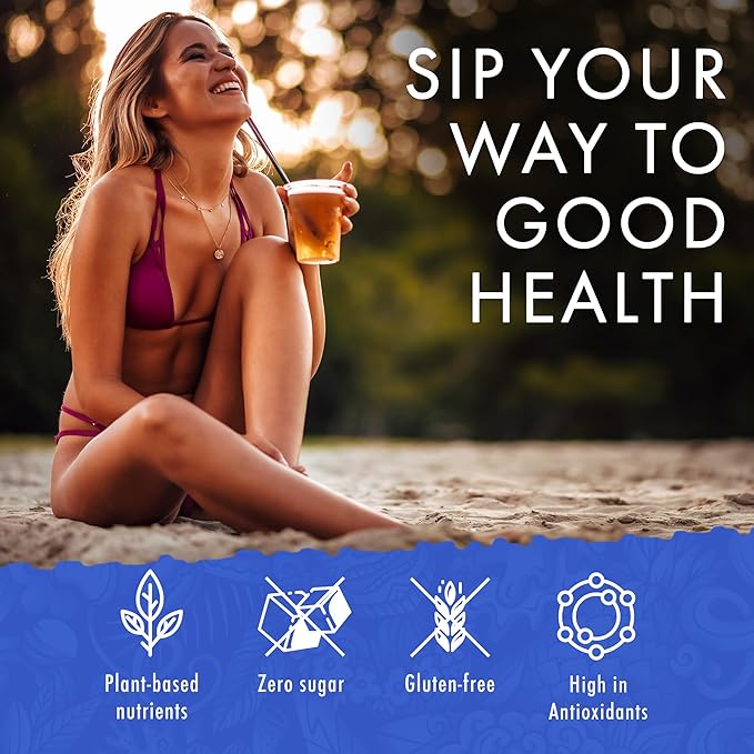 Hawaiian Natural Tea Organic Mahina Chamomile Tea with Passionflower & Valerian Root - Caffeine Free, Herbal, Antioxidant-Rich, For Calming, Wellness, Bedtime, Anxiety & Stress - 60 Bags