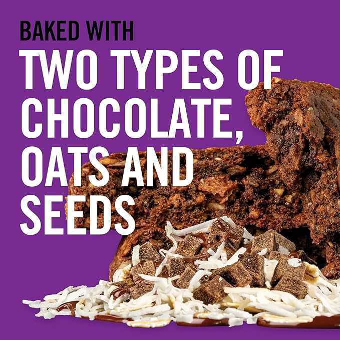 Dave's Killer Bread Blueberry Almond Butter Amped-Up Protein Bars 4 CT + Double Chocolate Coconut Amped-Up Protein Bars 4 CT (1 of each) Variety Pack