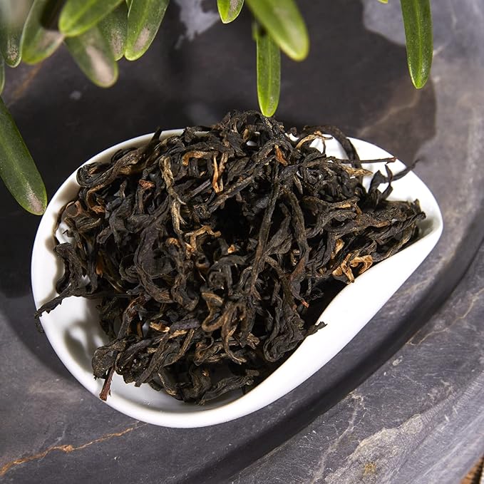 ChaWuWarmSun [A] FengQing DianHong Black Tea,3.5oz/100g,YunNan Black Tea,Big Leaf Arbor Tea.