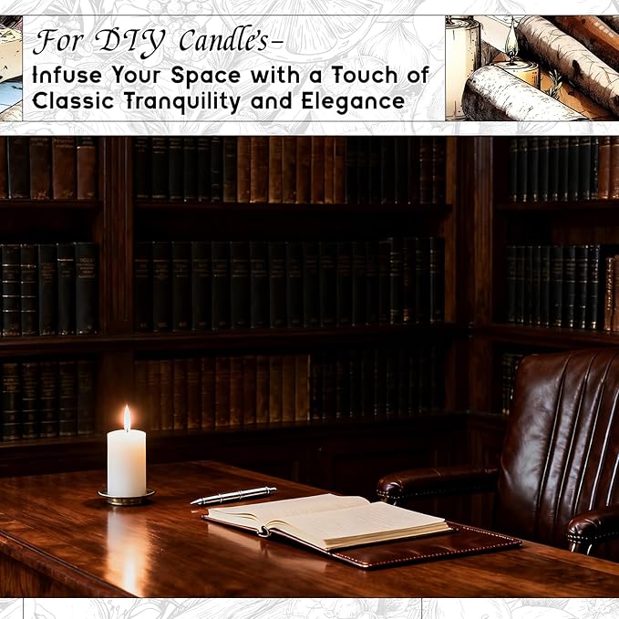 HIQILI Leather Fragrance Oil, Men's Scent, for Car Air Freshener Use, Soap, Candle, and Long-Lasting Perfume Making - 1 Fl Oz