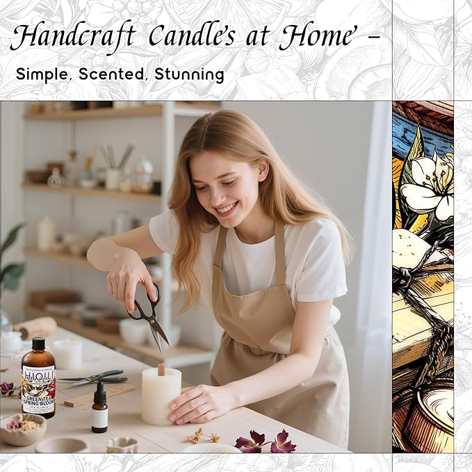 HIQILI Green Tea Spring Bloom Fragrance Oil for Diffuser, Inspired by Eliz.Ar-den Grn Tea, DIY Perfume, Candle, Soap Making, Long Lasting Uplifting & Crisp Scents - 5.07 Fl Oz