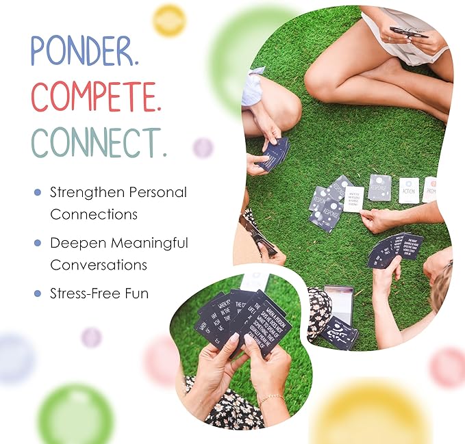 FUN Mindful Match | 500 Card Game for Adults, Teens, & Kids | Fun, Family Party Game | Board Games for Adults | Mindfulness Conversation Cards | Couple Gifts | Ice Breaker for Date Night & Game Night