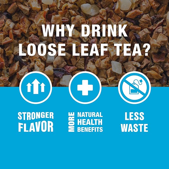 Tiesta Tea - Chunky Watermelon, Loose Leaf, Sweet Watermelon Herbal Tea, Premium Non-Caffeinated Fruit Blend, Makes Hot or Iced & Brews Up to 50 Cups, 5oz Refillable Tin