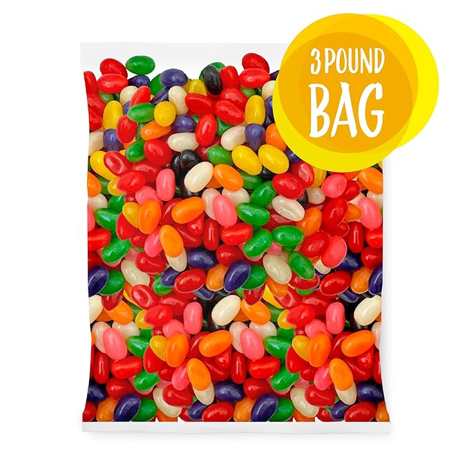 Jelly Beans Candy | 3-Pound Bag | Assorted Flavors Classic Treats