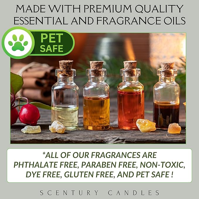 Apple Maple Bourbon Scented Candle, Many Scents to Choose from, All Natural Non-Toxic Soy Wax, Handmade in The USA (Apple Maple Bourbon)