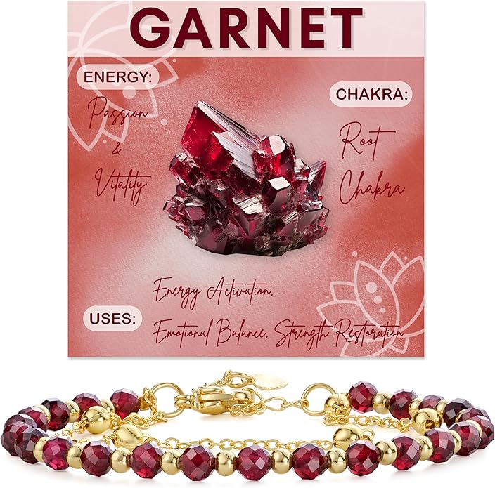 Farfume Crystal Bracelet Beaded Bracelets for Women 4mm Natural Stone Beads Gemstone Handmade Anxiety Jewelry Gifts