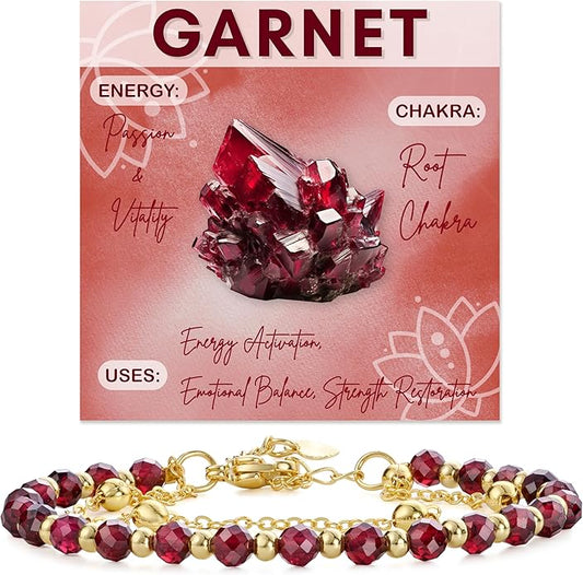 Farfume Crystal Bracelet Beaded Bracelets for Women 4mm Natural Stone Beads Gemstone Handmade Anxiety Jewelry Gifts