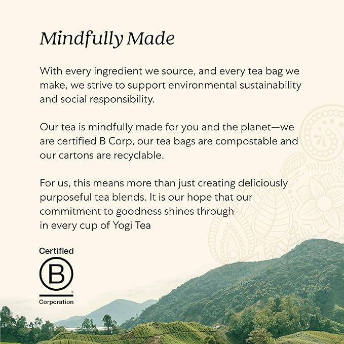 Yogi Tea Comforting Chamomile Tea - 16 Tea Bags per Pack (4 Packs) - Organic Chamomile Tea Bags - Supports a Good Night's Sleep & Occasional Stomach Discomfort - Made from Organic Chamomile Flower