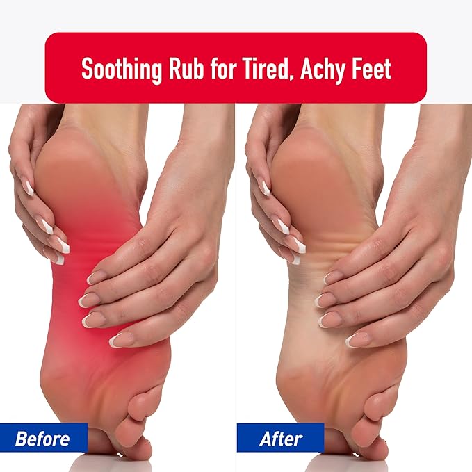 Heal&Rescue Epsom Salt Foot Gel, 4 Ounce, Soothing Relief for Painful, Tired, Aching Feet, Ditch the Foot Bath for Instant Relief