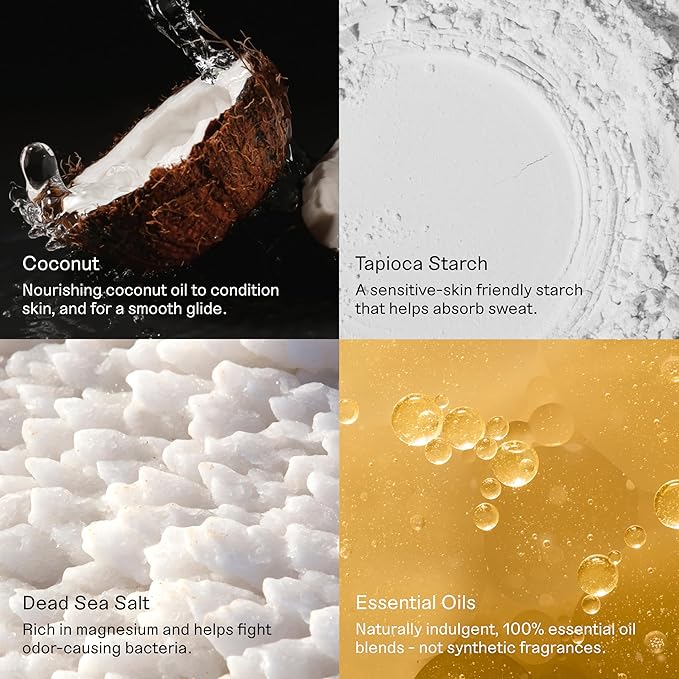 Each & Every Aluminum Free Deodorant for Women & Men - All Natural Deodorant for Sensitive Skin, EWG Verified - Clean, Baking Soda-Free, Plant-Based Fragrance, Raspberry & Mandarin, 2.5oz