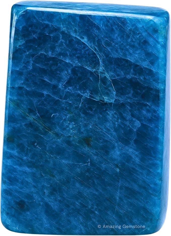 Amazing Gemstone Apatite Crystals and Healing Stones Tumbled - 1 oz, Natural Healing Stones for Energy Balance, Stress Relief - Premium Polished Gems Rocks for Meditation & Wellness