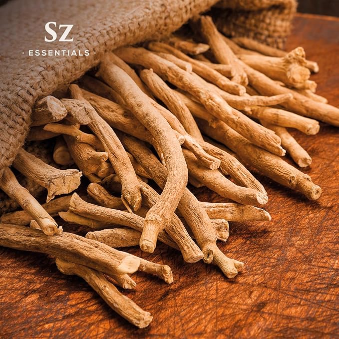 Ashwagandha Essential Oil, 100% Pure and Natural - Undiluted, Steam Distilled from Withania Somnifera - Woody & Earthy Scent with Nutty Overtones - Therapeutic Grade & Vegan - 0.17oz