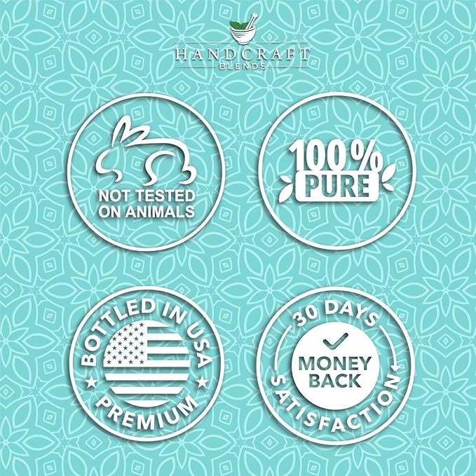 Handcraft Blends Spearmint Essential Oil – Huge 4 Fl Oz – 100% Pure and Natural – Premium Grade Essential Oil for Diffuser and Aromatherapy, Skin, Massage, Candle and Soap Making Fragrance