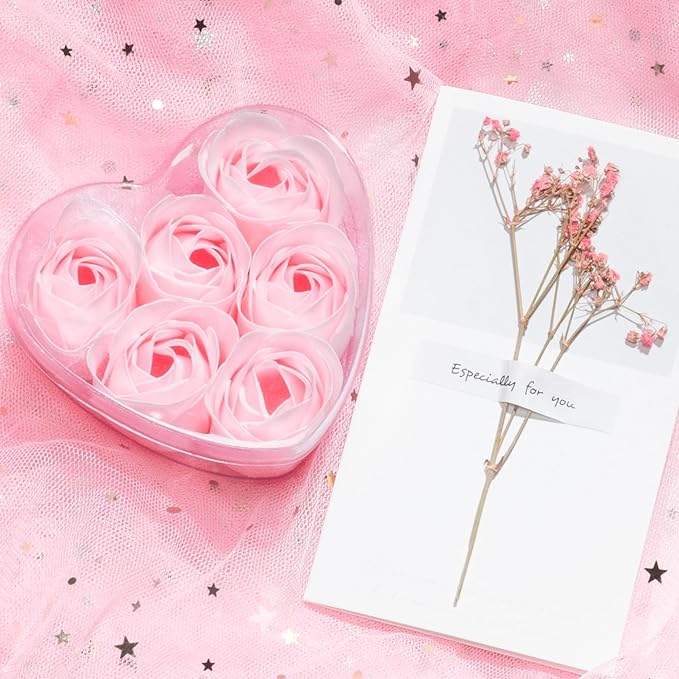 Birthday Gifts for Women Friendship, Rose Relaxing Spa Gifts Basket for Women Self Care Gifts Thank You Gifts Bath Set Mothers Day Gifts for Mom Her Sister Friend Wife Grandma Teacher Nurse Graduation