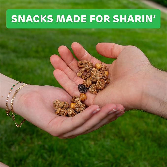 Absurd Snacks Chickpea & Granola Crunch Mix, Rosemary Sea Salt, Nut-Free, Gluten-Free, Plant-Based, Good Source of Protein & Fiber, Top-9 Allergen Free Snack Mix - 8-Pack (1.5 ounce, 8 servings)