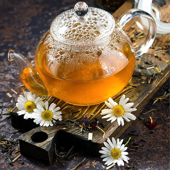80g/2.82Oz Chamomile Tea bags, 50 Teabags - Pure & Natural Chamomile Flower Herbal Tea for Relaxation - Non-GMO - Caffeine-free