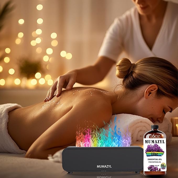 Lilac Essential Oil, Lilac Oil 16 Fl Oz 480ML for Diffuser Humidifier Yoga Cleaning DIY Candle Soap Making Essential Oils