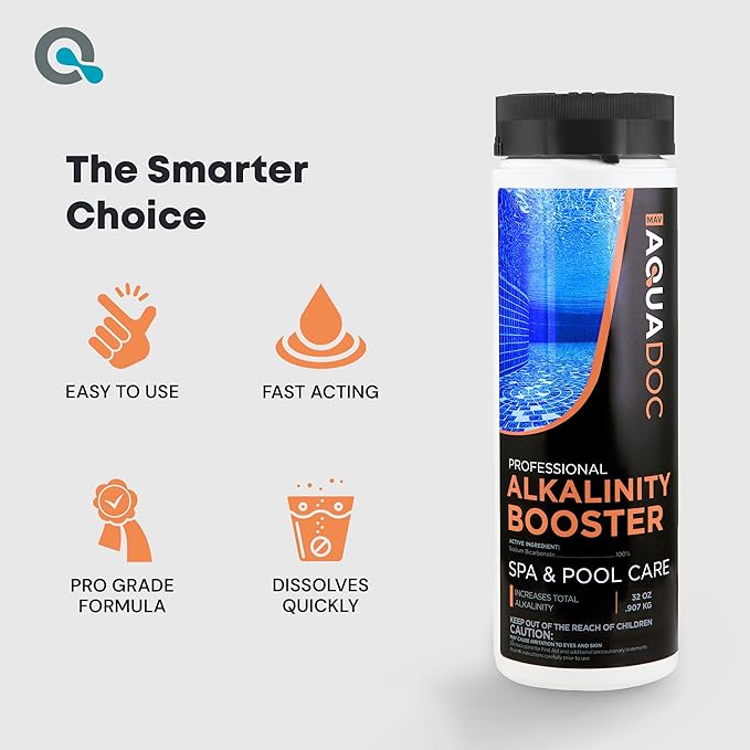 AquaDoc Total Alkalinity Increaser for Hot Tub - Alkalinity Booster for Spas & Fresh Water pH Balance