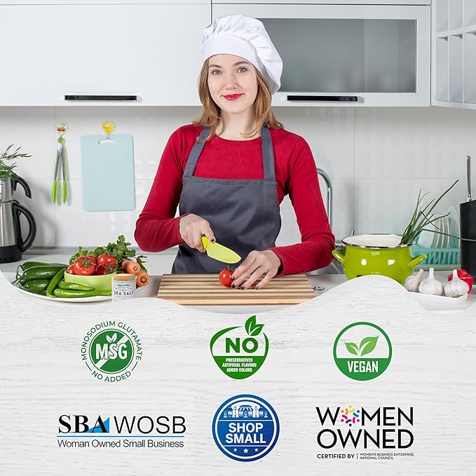 FLORIDA PURE Celery Sea Salt - 80+ Mineral Sea Salt, Natural, Unrefined, Non Iodized - for Baking, Cooking, Seasoning & Cocktail Rims - Rich Taste Flaky Sea Salt (5 oz Jar)