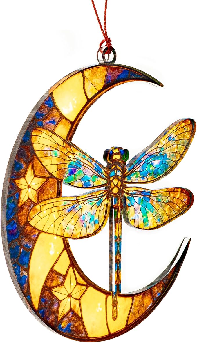 Dagonfly Ornament - Dragon Fly Gift for Women - Dragonfly Gifts - Dragonfly Ornaments - Christmas Ornament 2025 - Christmas Ornaments - White Elephant Gifts - Xmas Tree Hanging