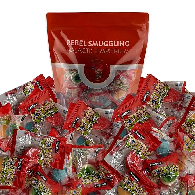 Halloween Gummy Body Parts Candy Bulk 2LB Bag by Rebel Smuggling Galactic Emporium