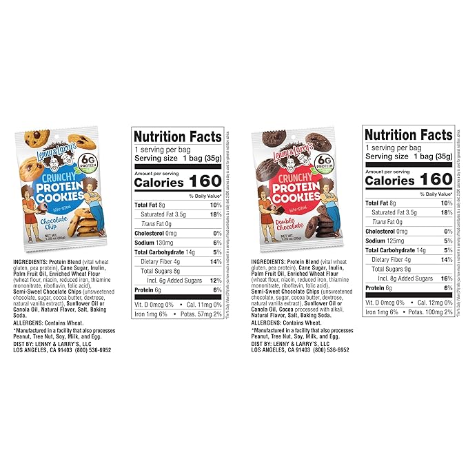 Lenny & Larry's Complete Cookie Starter Pack, Plant Based Cookies, 7 Cookies Total