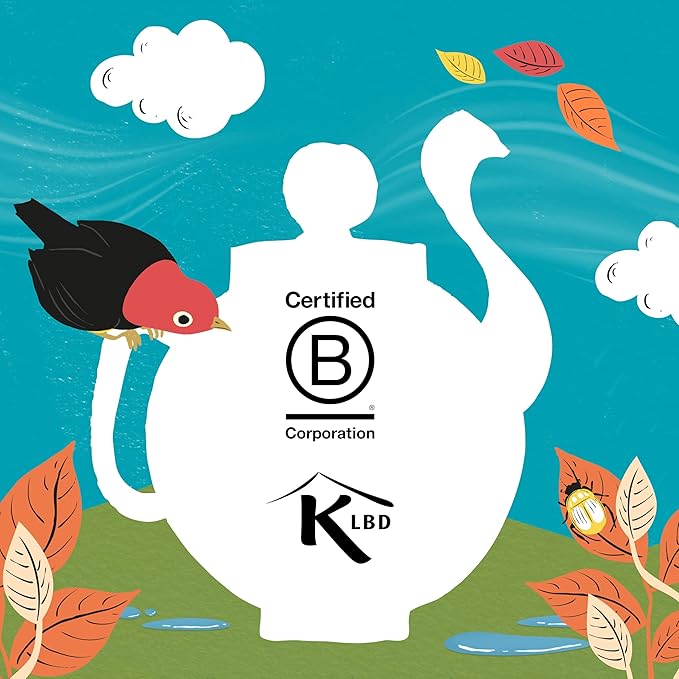 Clipper Tea Chamomile & Peach Teabags – USDA Organic, Great Hot or Iced – Natural, Fair & Delicious Fruity Chamomile & Peach Infusion – 50 Tea Bags