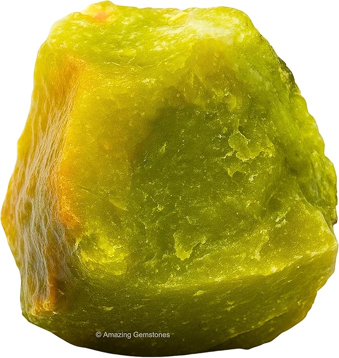 Amazing Gemstone Green Opal Raw Crystals and Healing Stones, Natural Rocks for Tumbling - DIY Raw Stones and Crystals, 2 Pieces