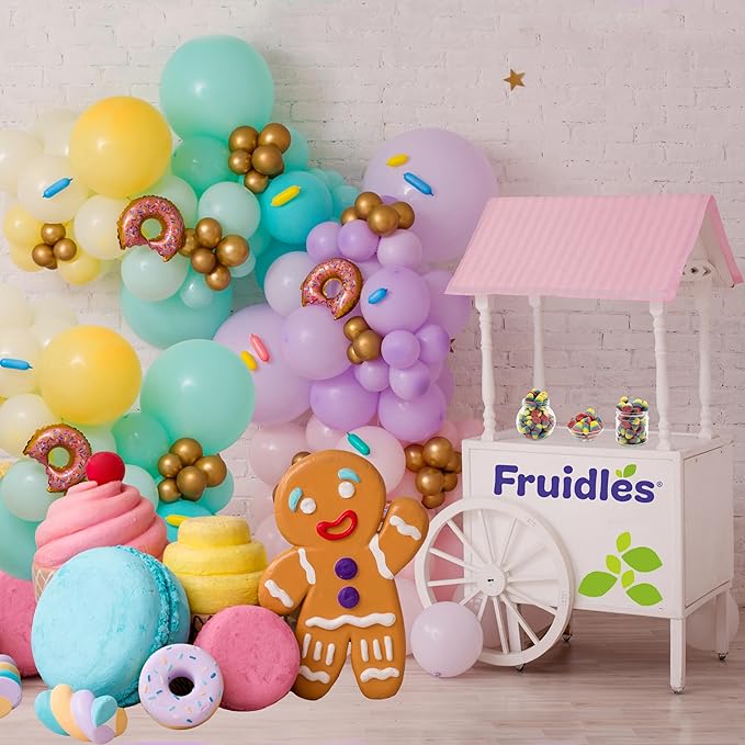 Fruidles Tropical Gummy Drops Candy, Delicious Sugar Coated Fruit Flavors Gummies (2.2 Pounds)