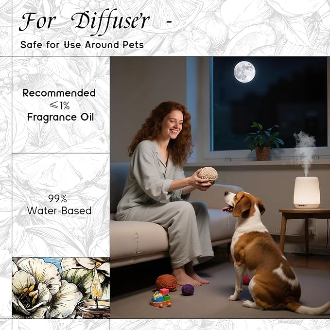 HIQILI Gardenia Fragrance Oil for DIY Candle, Soap & Perfume Making, Add to Essential Oil Diffuser, Body Wash, Long-Lasting - 1 Fl Oz