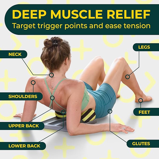 Deep Recovery 4-Inch Firm Yoga Deep Tissue Massage Ball Set – Myofascial Release Balls for Feet, Back, Neck, Legs & Arms – Trigger Point & Mobility Therapy (2-Pack)