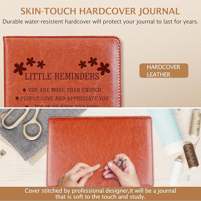 LBWCER Inspirational Motivational Gifts,Little Reminders Journal Notebook,Little Reminders Hardcover Notebook,Motivational Journal (Little Reminders)