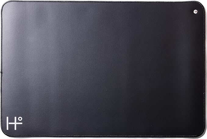 Earthing Grounding Mat for Feet, Energy, Pain Relief, Inflammation, Balance, Wellness - Earthing Mat for Home and Work - 15 Foot Earthing Mat Grounding Pad, Conductive Carbon - 24" x 16" (White Logo)