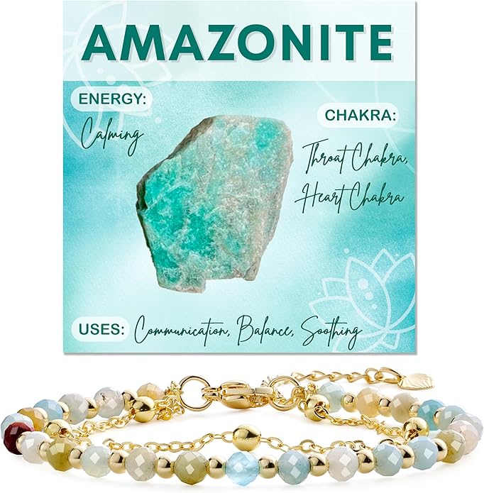 Farfume Crystal Bracelet Beaded Bracelets for Women 4mm Natural Stone Beads Gemstone Handmade Anxiety Jewelry Gifts