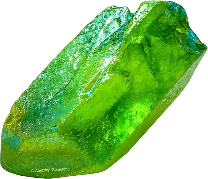 Amazing Gemstone Apple Aura Quartz Raw Crystals and Healing Stones, Natural Rocks for Meditation - DIY Raw Stones and Crystals, 2 Pieces