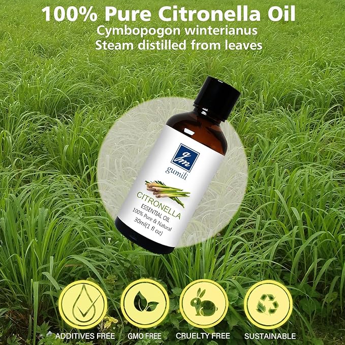 Citronella Essental Oil for Diffuser Aromatherapy - 1 Oz/30ml