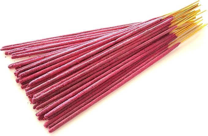 Goddess Incense Sticks - Sensual Musky Rose Scent - Handmade Long-Burning Incense 45+ Sticks