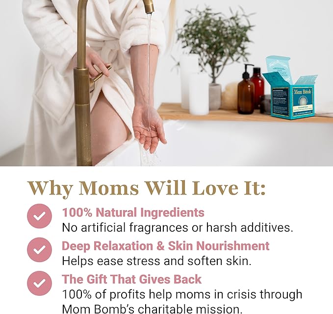 Mom Bomb Coconut Lime Bath Bomb, 7 OZ