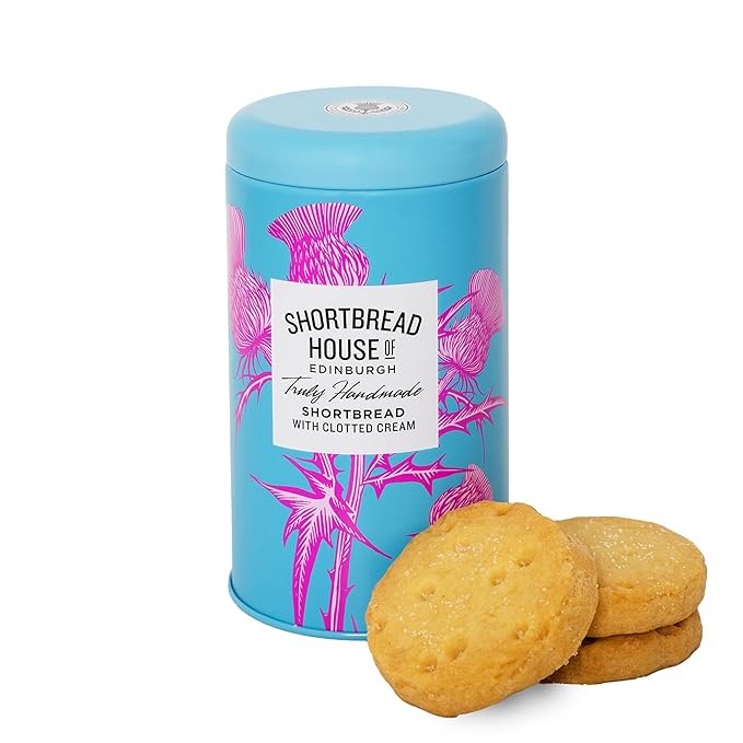 Shortbread House of Edinburgh Clotted Cream Shortbread Biscuits, Truly Handmade, 4.9 Ounce (Pack of 1)