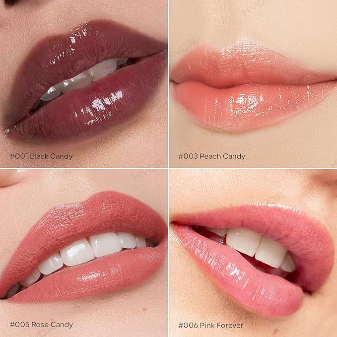 KYDA 3 Colors Honey Lipstick Tinted Lip Balm, Sheer Hydrating Honey Lipstick, with a Hint of Natural Sheer Tint, Moisturizing Lips Color, Nourishing Lip Balm