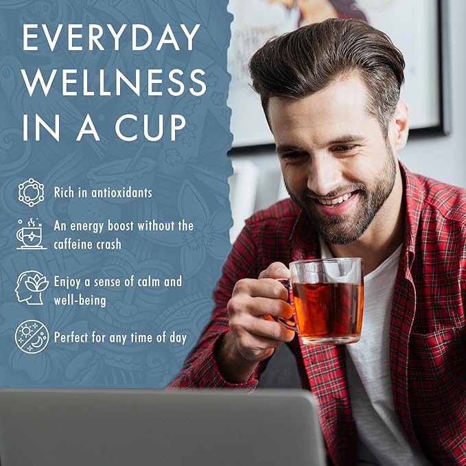 Hawaiian Natural Tea Organic Maui Lavender Earl Grey Tea Bags - Premium Black Tea - Antioxidant Rich - 60 Tea Bags