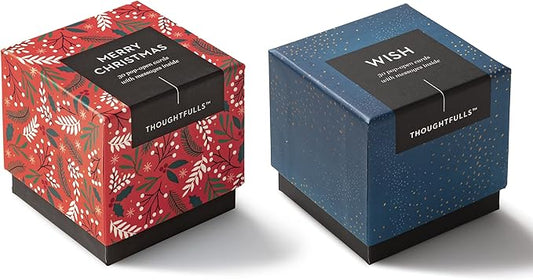 Compendium ThoughtFulls Pop-Open Cards — 2-Pack of Merry Christmas, Wish — 60 Pop-Open Cards, Each with a Different Message Inside