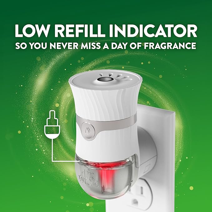 Air Wick Plug in Scented Oil Refill, 7 ct, Lavender & CHAMOMILE, Air Freshener, Essential Oils