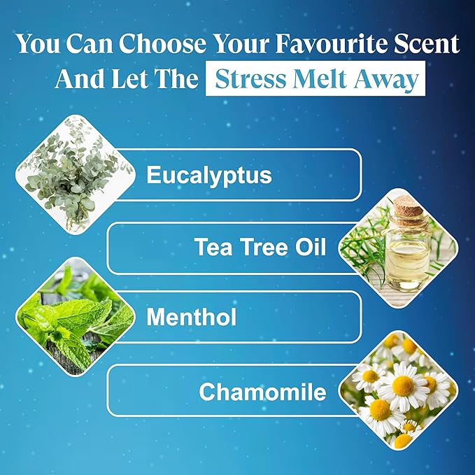 Shower Steamers Aromatherapy | 20 Pack Shower Steamers for Women & Men, Essential Oils for Stress Relief, Self Care, Gifts for Mom, Birthday, Stocking Stuffers & Christmas (Blue)