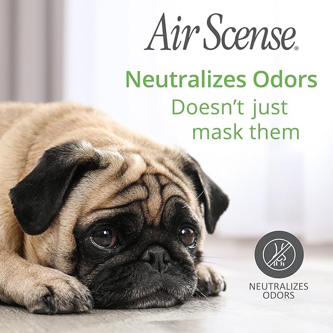 Air Scense Air Freshener Deodorizer Room Spray for Bathroom & Home, Essential Oils, Natural Vanilla - 7 fl oz (1-Pack)