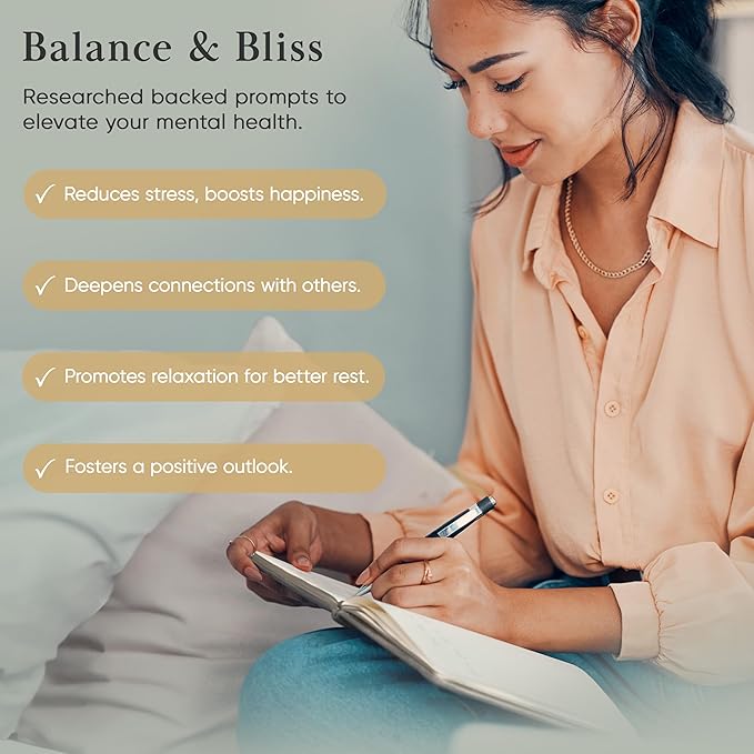 Gratitude Journal For Women & Men - Mental Health, Self Love & Self Care Journal - Evening - 5.8" x 8.3" - Mantra Planner