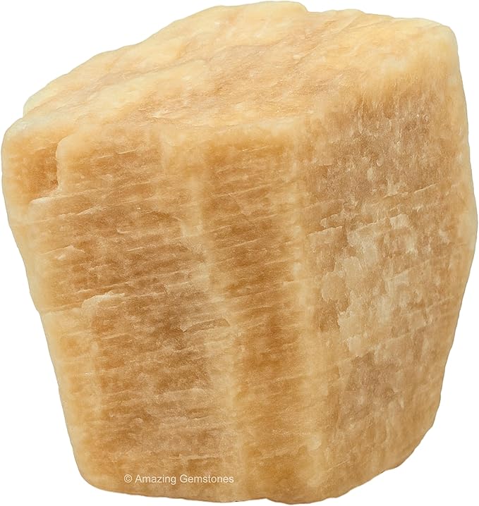 Amazing Gemstone Cream Moonstone Raw Crystals and Healing Stones, Natural Rocks for Tumbling - DIY Raw Stones and Crystals, 2 Pieces