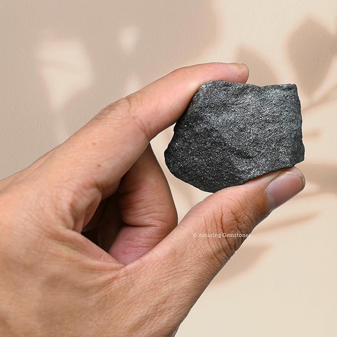 Amazing Gemstone 2 Pieces Hematite Raw Crystals and Healing Stones, Natural Rocks for Tumbling and DIY Raw Stones and Crystals